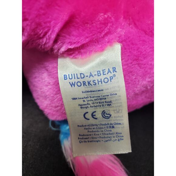 Build A Bear Candy Hearts Girl Power XOXO BFF Heart Unicorn Plush Stuffed Animal - Picture 7 of 9